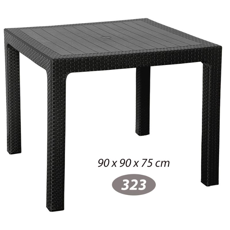 میز مربع حصیر بافت ۴ نفره کد 323