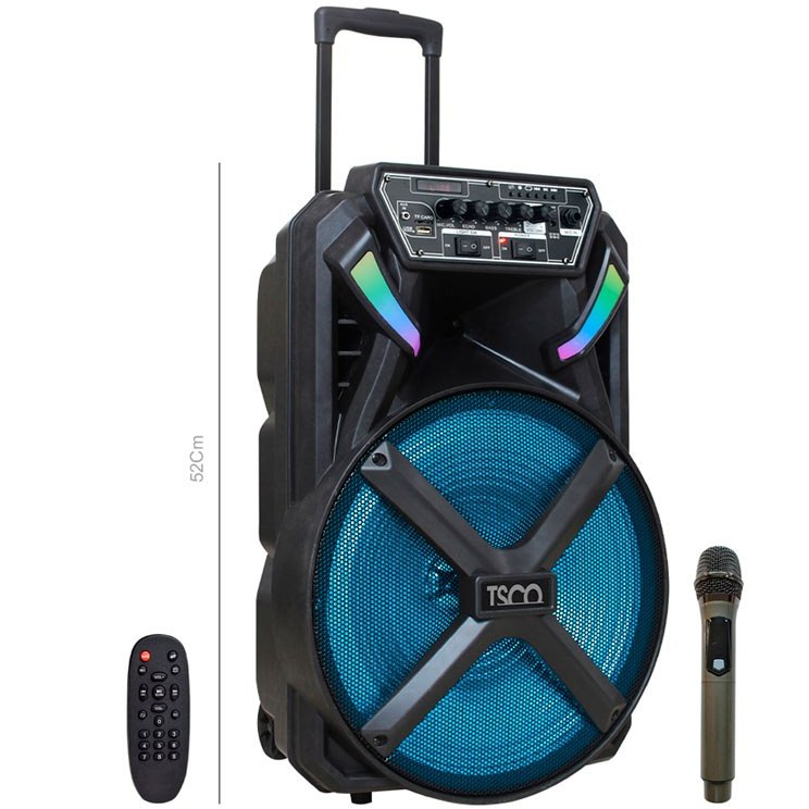 اسپیکر چمدانی بلوتوثی TSCO TS 1890 + میکروفون ا TSCO TS 1890 Wireless Speaker