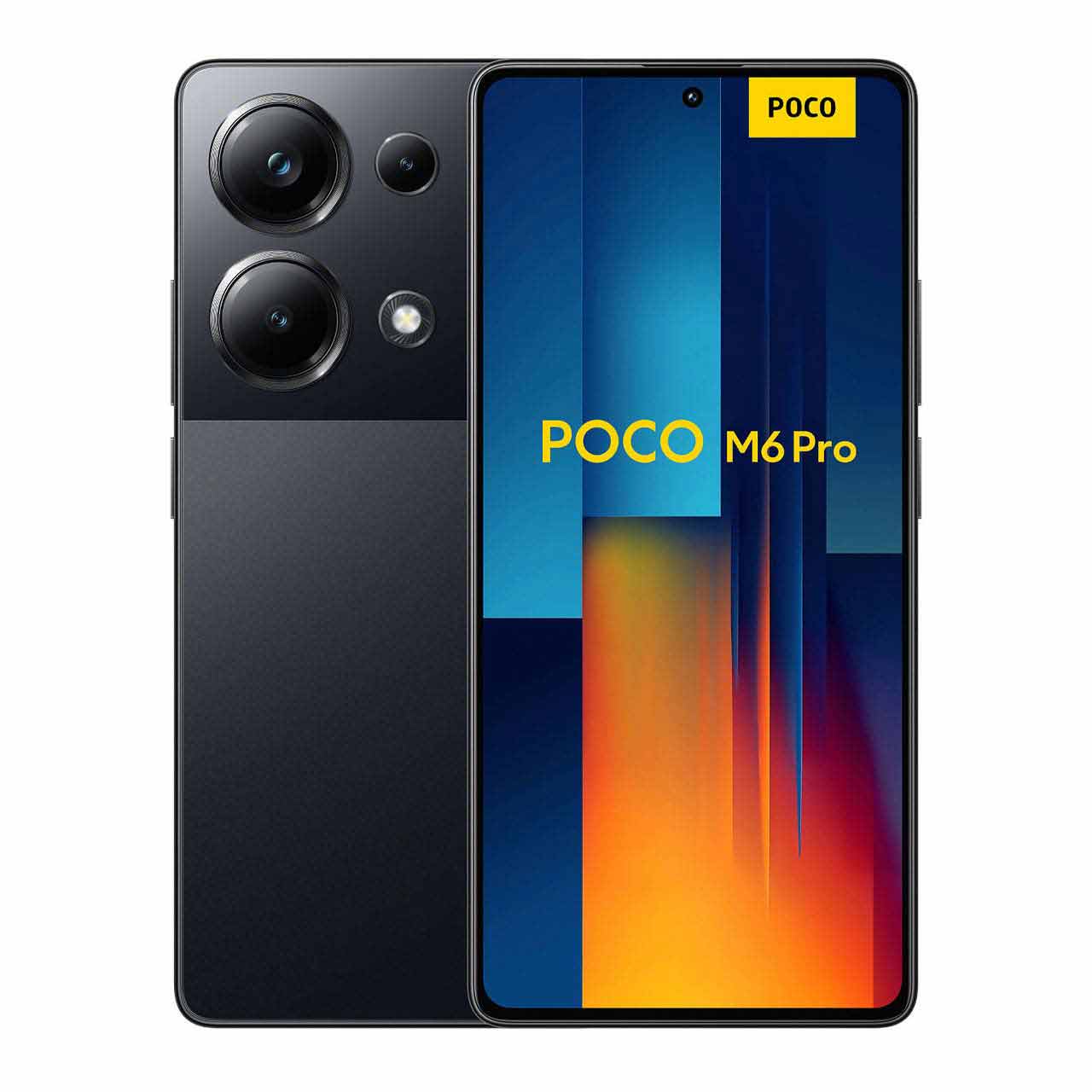 گوشی موبایل شیائومی مدل Poco M6 Pro دو سیم کارت ظرفیت 512 گیگابایت و رم 12 گیگابایت مشکی