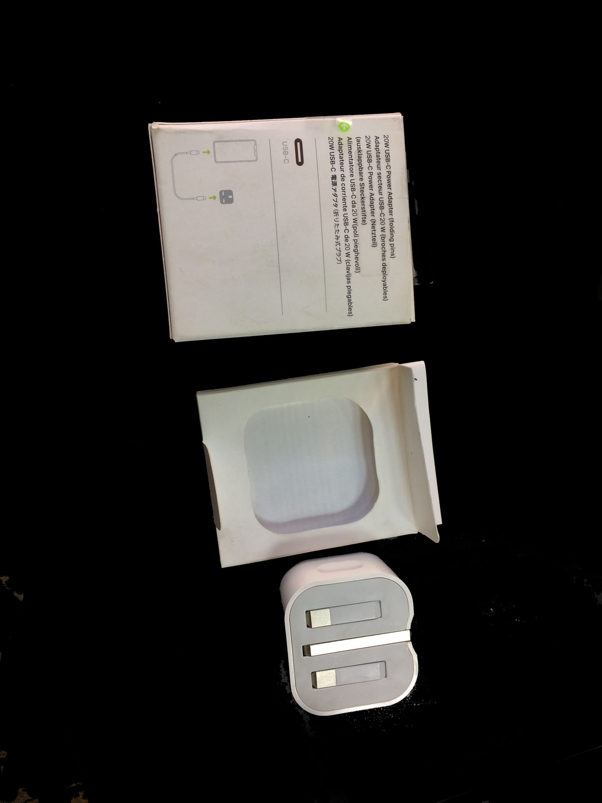 شارژر سه پین 20W اپل  اصلی (کارکرده)