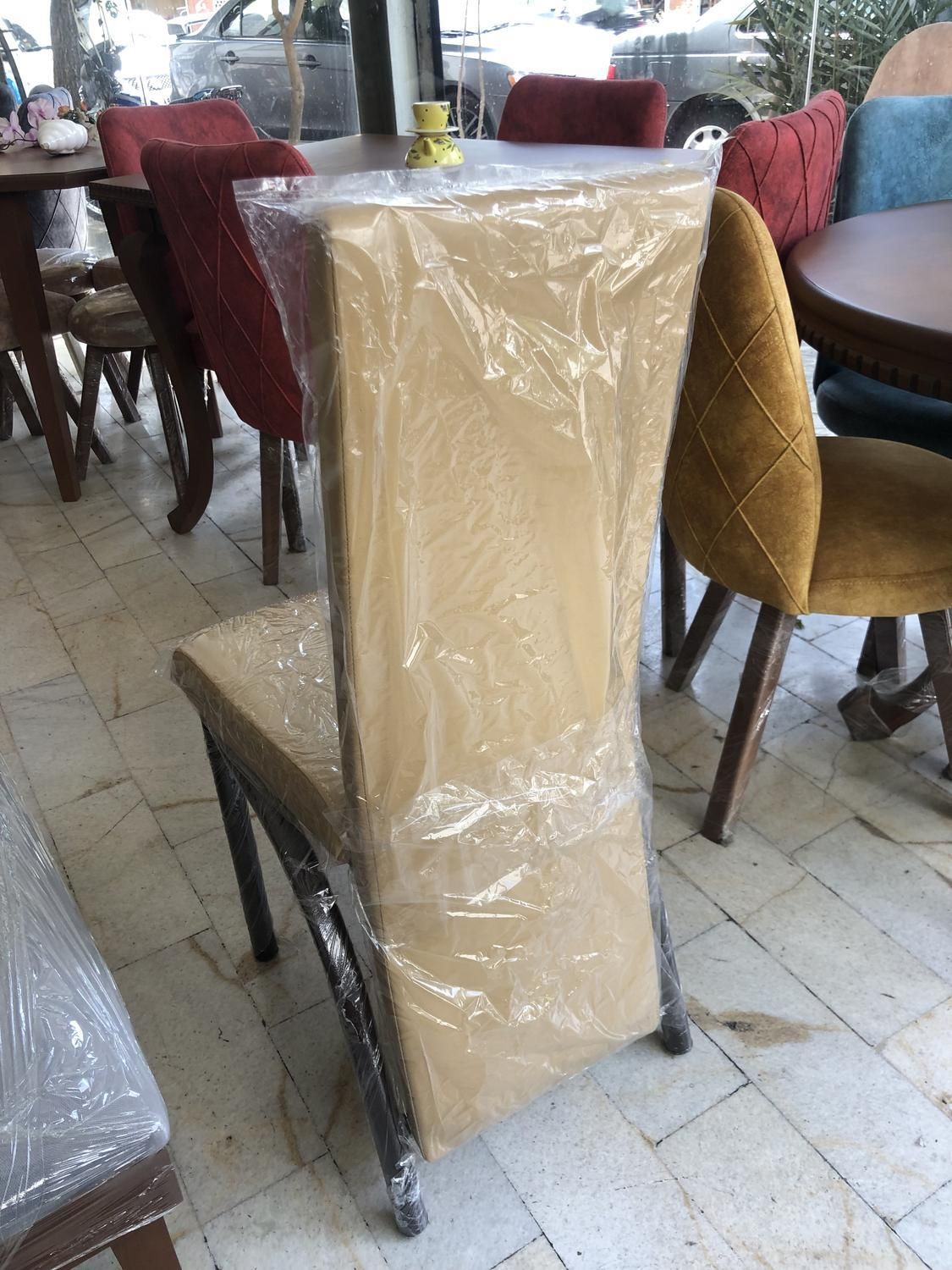 صندلی آهنی صندلی فلزی میز صندلی مدل رستورانی