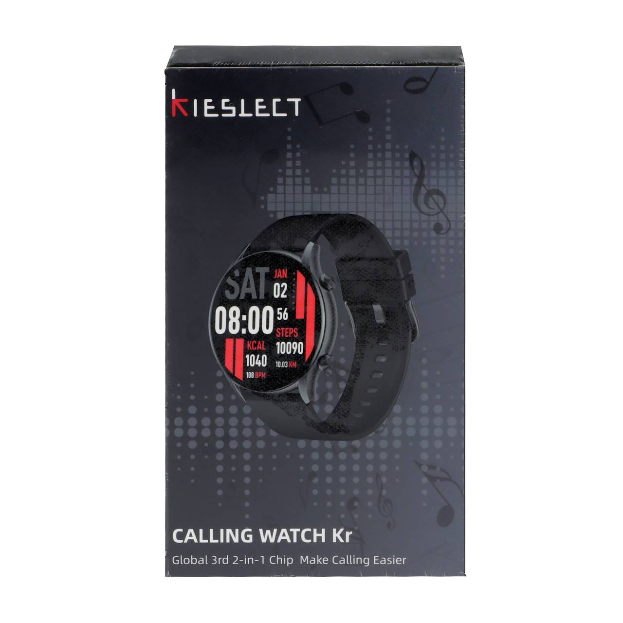 ساعت هوشمند شیائومی Kieslect مدل CALLING WATCH Kr - مشکی 